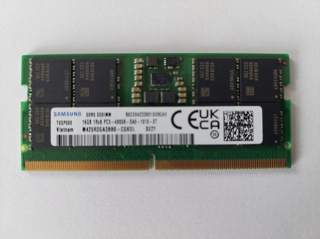 Mémoire RAM SAMSUNG 16 Go SODIMM DDR-5 4800 Mhz, Informatique & Logiciels, Enlèvement ou Envoi, Comme neuf, DDR5, Laptop