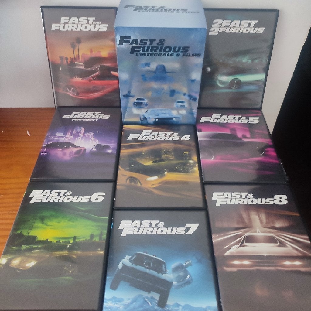 FAST & FURIOUS - Pack Films 1 à 9/11 + spin-off (Vin Diesel), Enlèvement ou Envoi, Comme neuf, Action