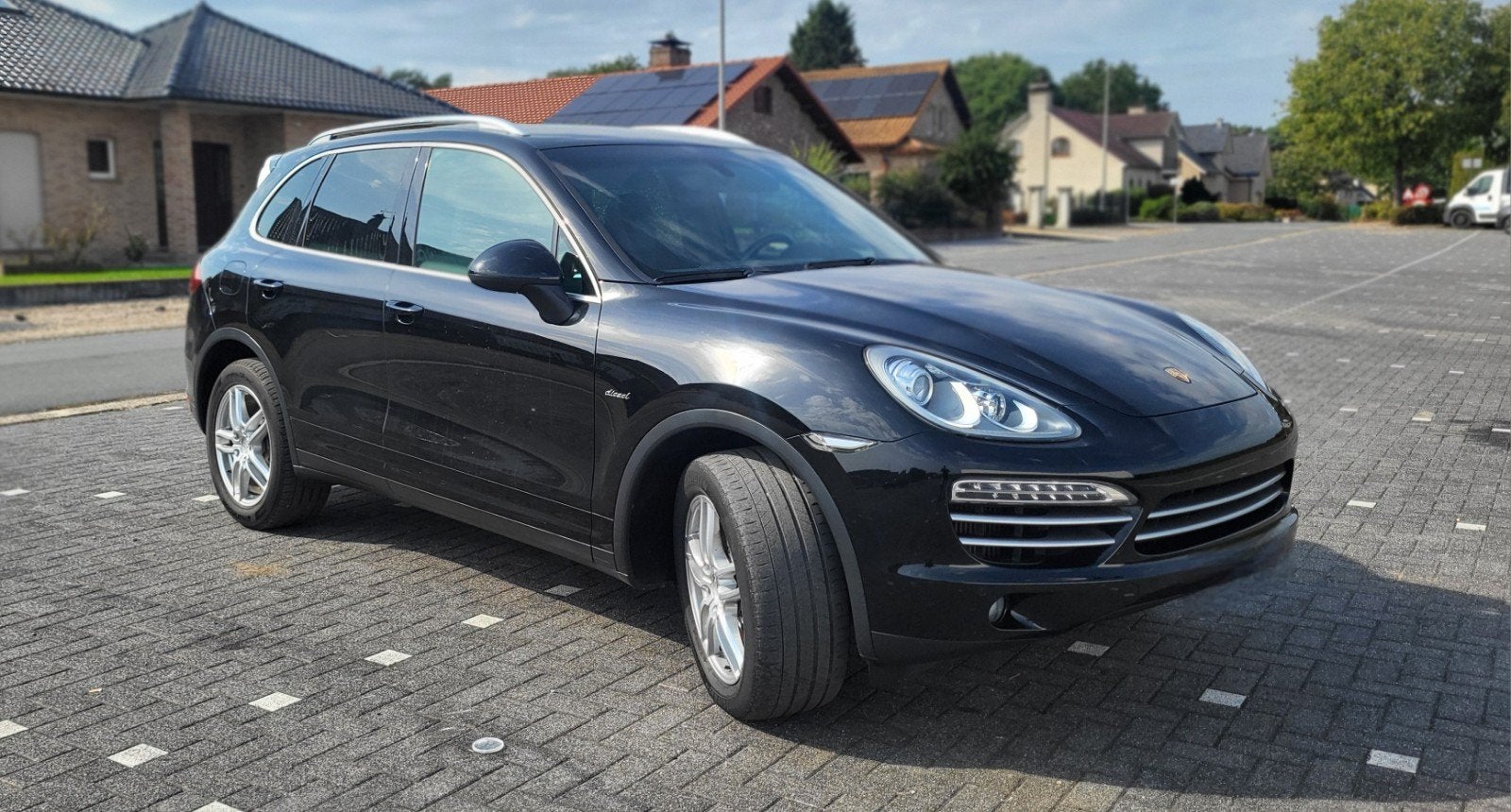 Porsche Cayenne 3.0D V6 *Platinum Edition*, Auto's, Automaat, Zwart, Zwart, Leder