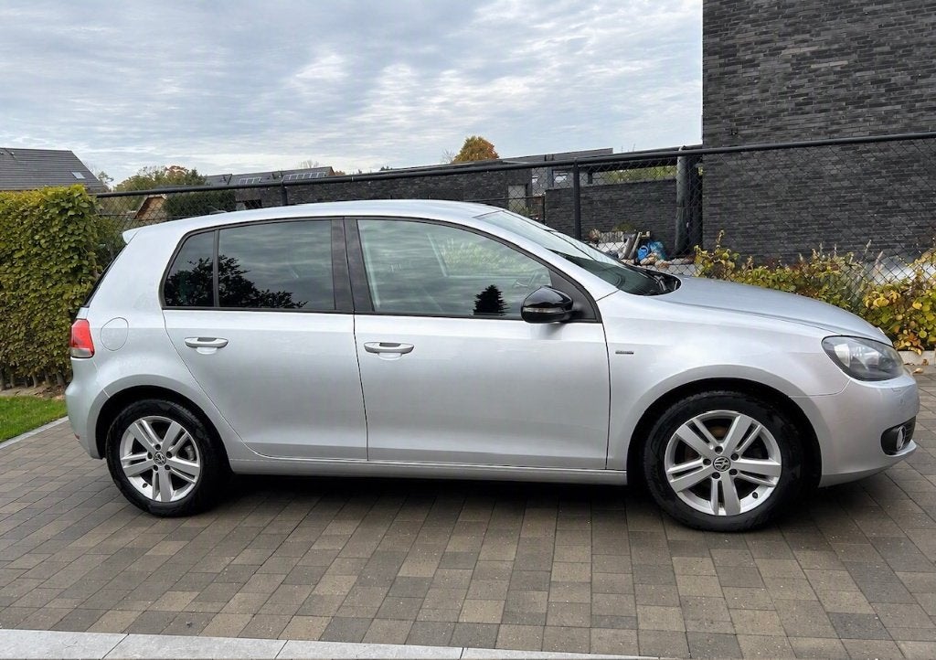 Volkswagen Golf 6 1.2 tsi Match-uitvoering, Auto's, Voorwielaandrijving, Euro 5, Zwart, Leder en Stof