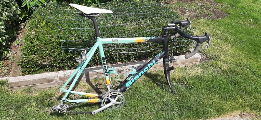 Cadre Bianci EV3 Reparto Corso, Autres marques, Frein sur jante, Aluminium, Comme neuf