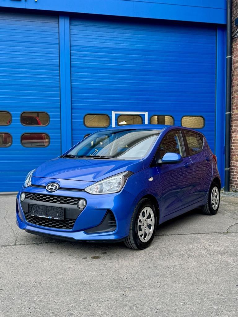 Hyundai i10 Trend (bj 2019), Auto's, Hyundai, Voorwielaandrijving, Gebruikt, Blauw, Bedrijf