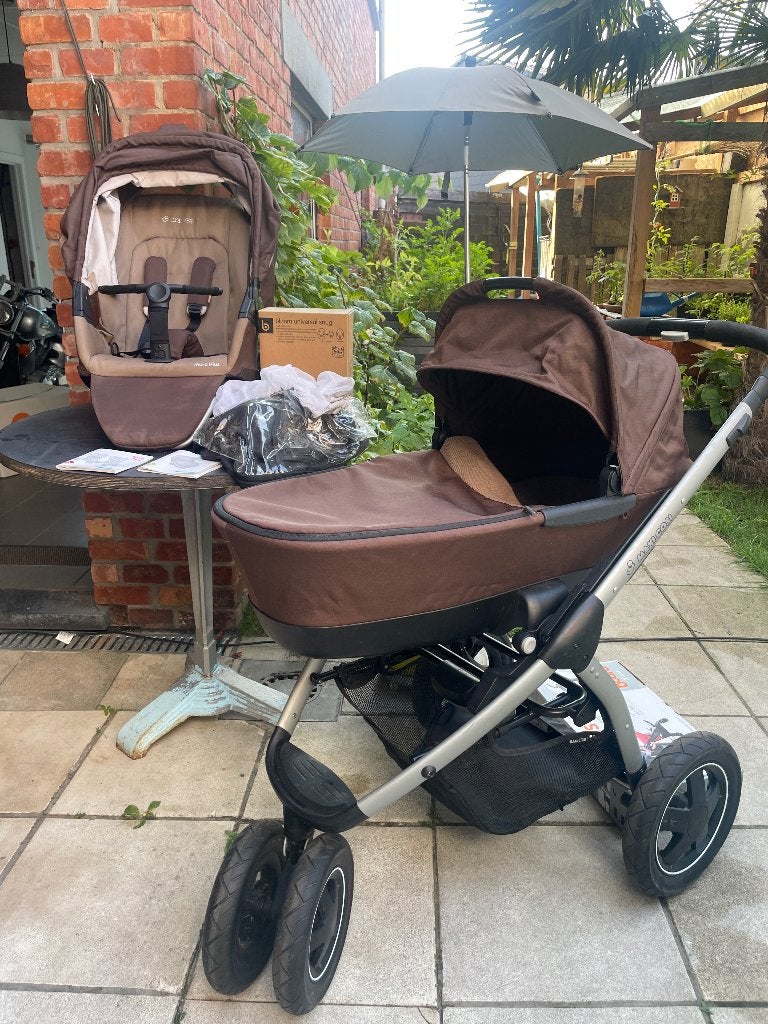 Kinderwagen Maxi Cosi veel accessoires, Gebruikt, Duowagen, Maxi-Cosi, Ophalen