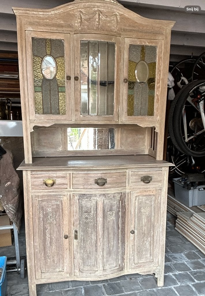 Kast met bovenstuk vintage, Ophalen