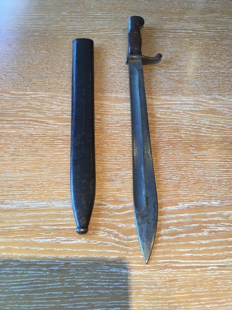 Bajonet Mauser S98/05 An Frister & Rossmann Berlijn, Verzamelen, Ophalen of Verzenden, Landmacht, Mes of Dolk