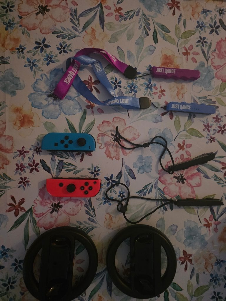 Joy con met accessoires, Games en Spelcomputers, Spelcomputers | Nintendo Consoles | Accessoires, Ophalen, Gebruikt, Switch