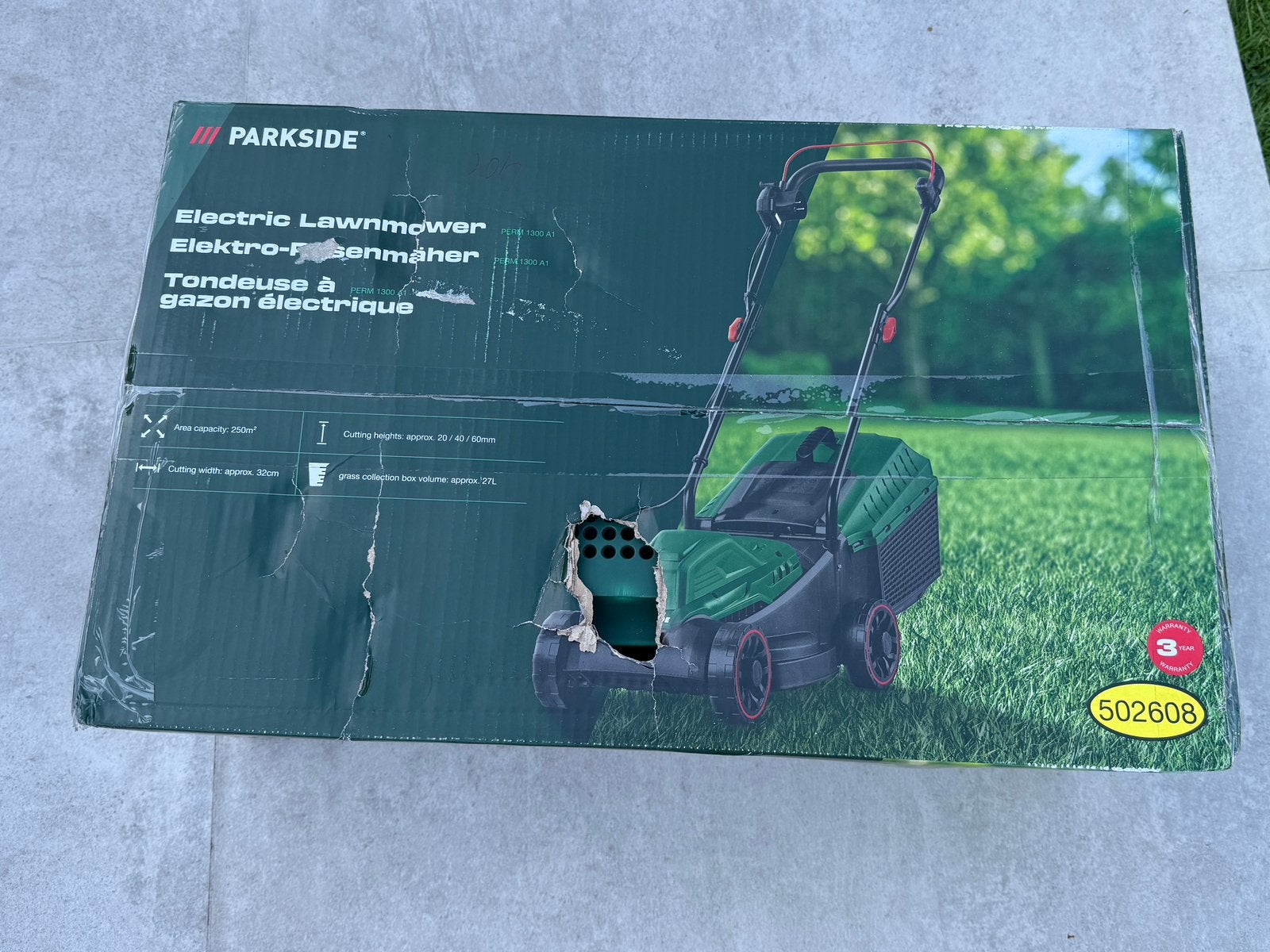 Parkside elektrische grasmaaier ( NEW), Tuin en Terras, Tuinslangen, Ophalen, Nieuw, Overige typen