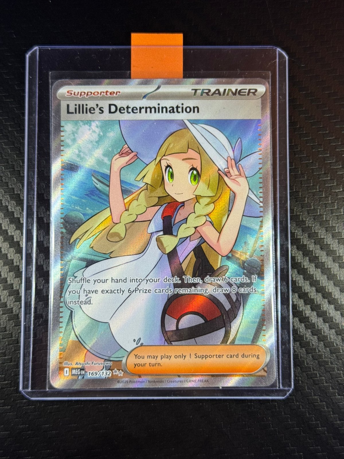 Lillie's Determination | Holo | Ultra Rare | 2025 | #169/132, Verzenden, Zo goed als nieuw, Losse kaart