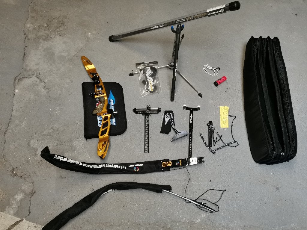 arc recurve presque neuf, Sport en Fitness, Handboogschieten, Ophalen, Zo goed als nieuw, Recurveboog