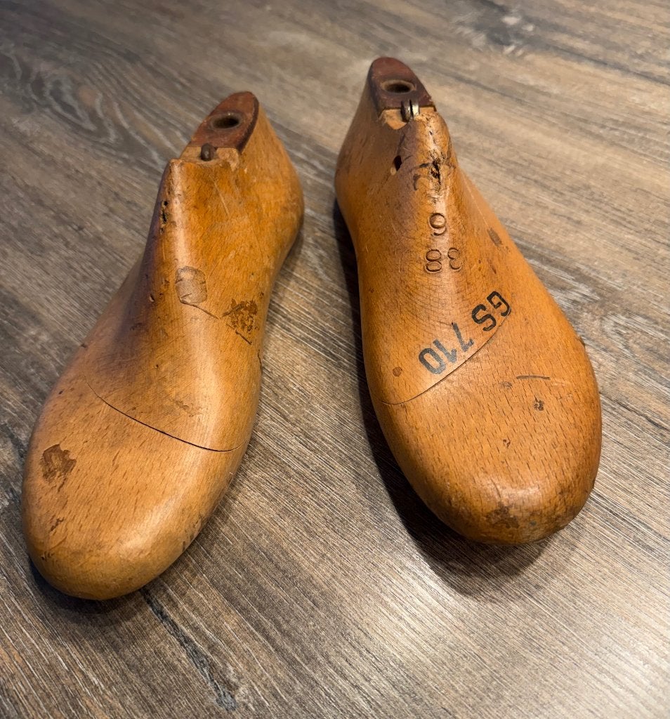 Vintage Houten Schoenleesten (Maat 38), Ophalen of Verzenden