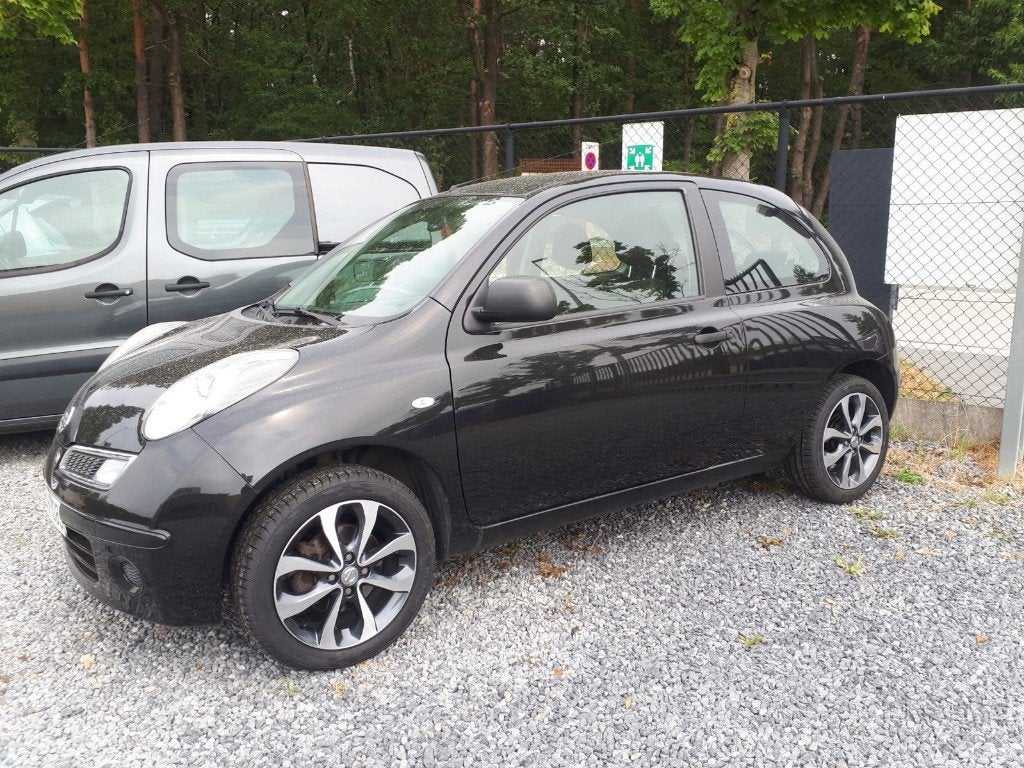 NISSAN MICRA K12, Auto's, Voorwielaandrijving, Dealer onderhouden, 1232 cc, Zwart