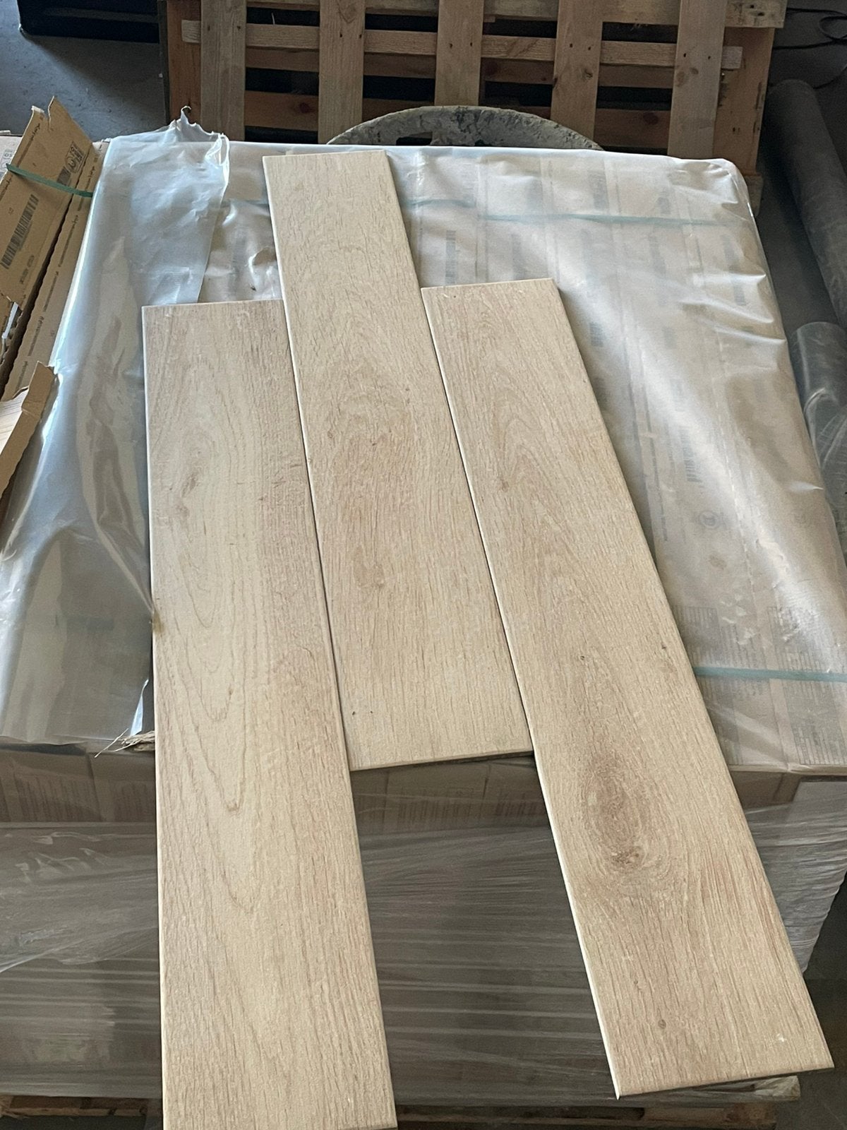 Keramische parketvloer 120/14/1cm, Doe-het-zelf en Bouw, Ophalen, Zo goed als nieuw