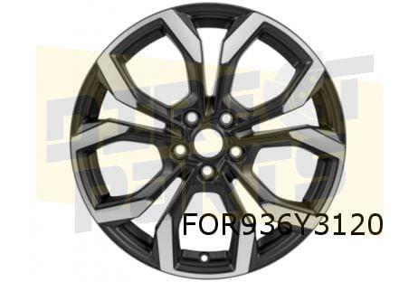 Ford Puma velg alu. 7J x 18" 5 x 2-spaaks design (matzwart g, -, Verzenden, -, Nieuw