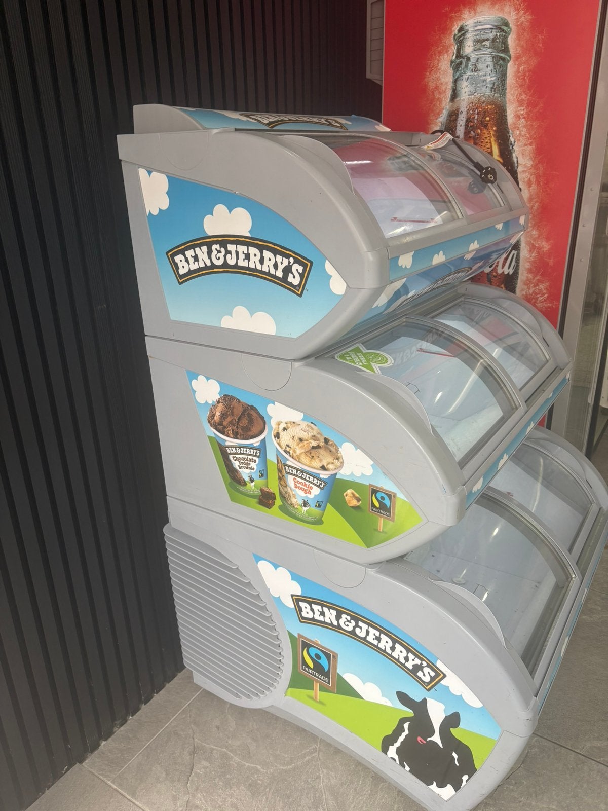 Ben & Jerry’s professionele display diepvriezer, Ophalen, 60 cm of meer, 160 cm of meer, Zo goed als nieuw