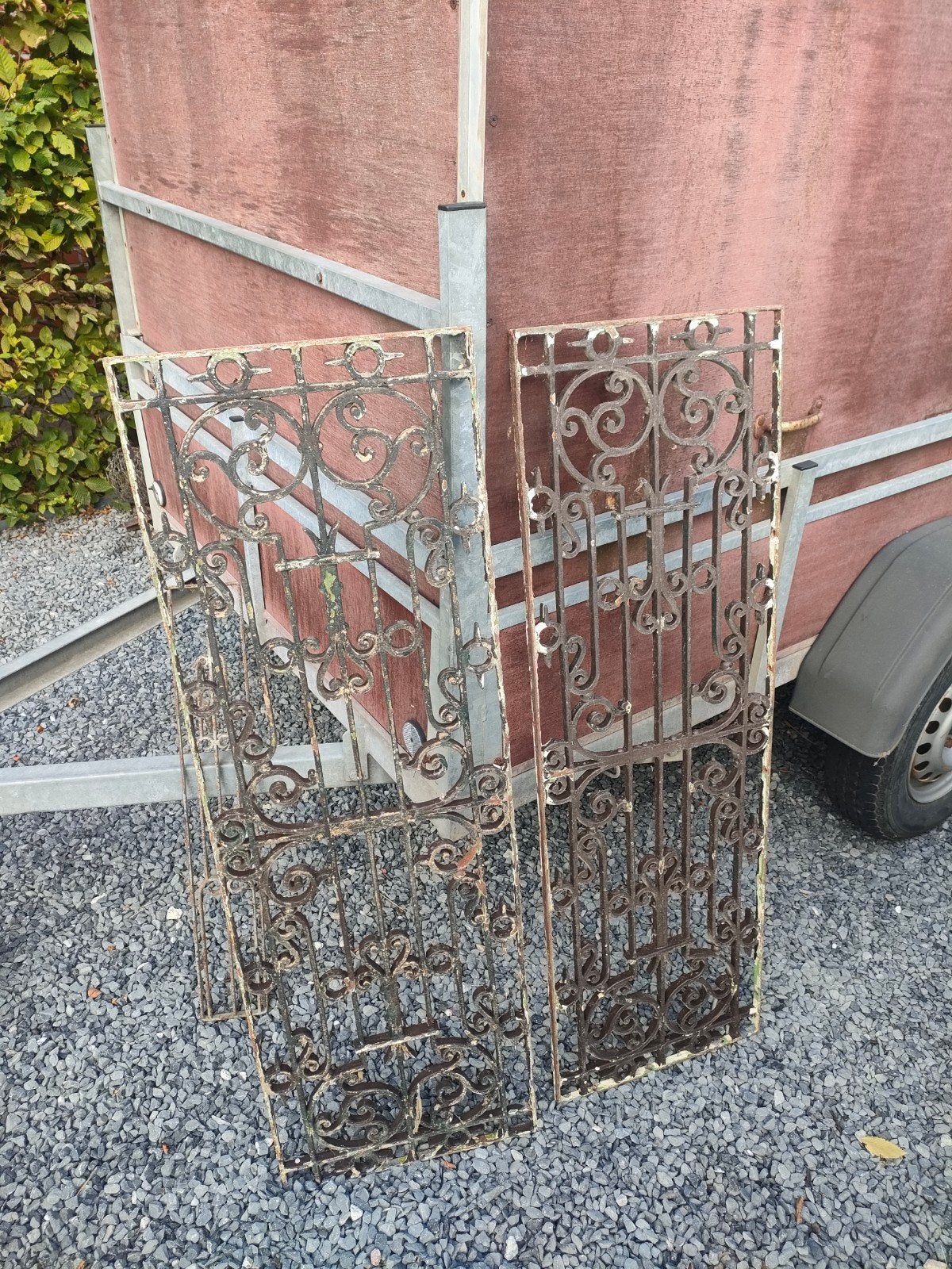 2 stuks smeedijzer, Diversen, Ophalen, Gebruikt