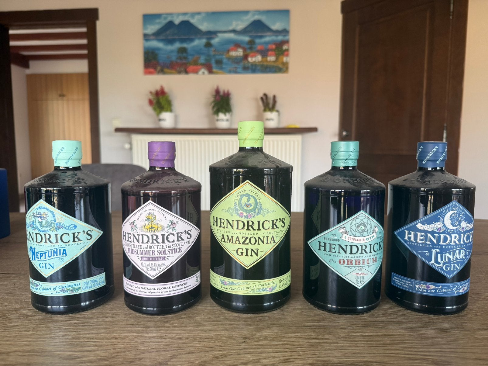 Hendrick’s Gin – 5 speciale edities – nieuw en verzegeld, Verzamelen, Ophalen, Zo goed als nieuw