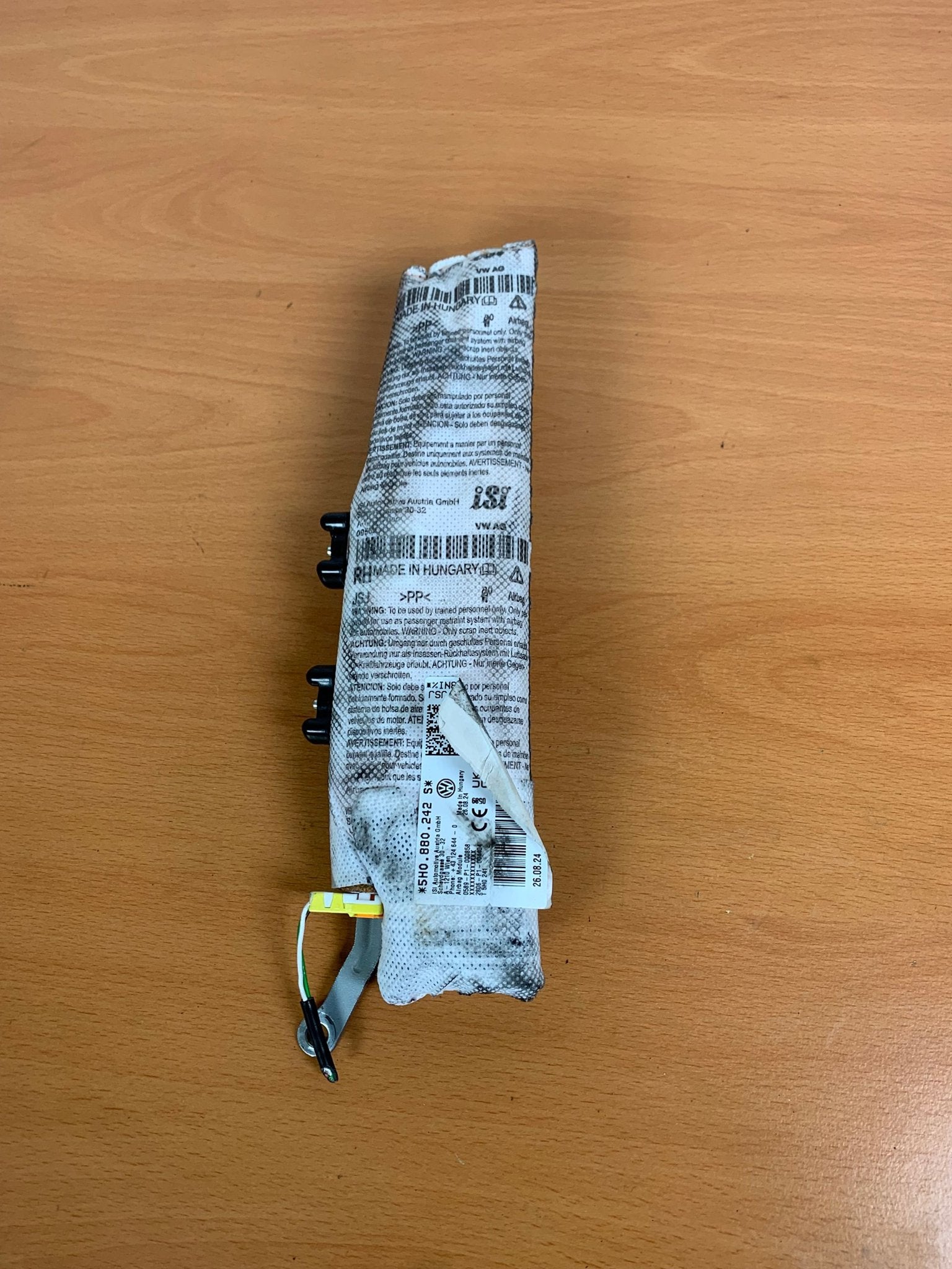 airbag stoel Rechts vw golf VIII - vw ID3 5H0880242S, Volkswagen, -, Utilisé, -