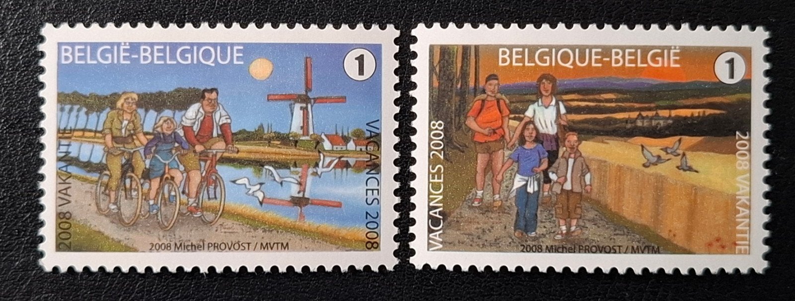 België: OBP 3790/91 ** Zomerzegels 2008., Frankeerzegel, Ophalen of Verzenden, Zonder stempel, Postfris