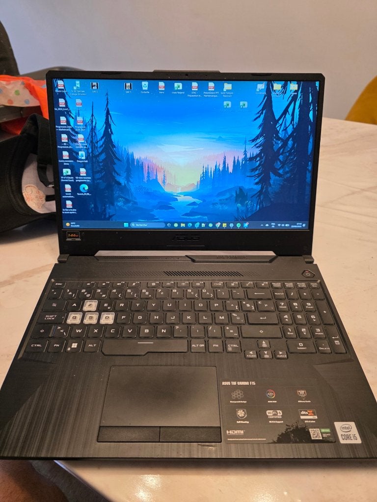 ASUS TUF Gaming F15, Enlèvement ou Envoi, 8 GB, ASUS, 16 pouces