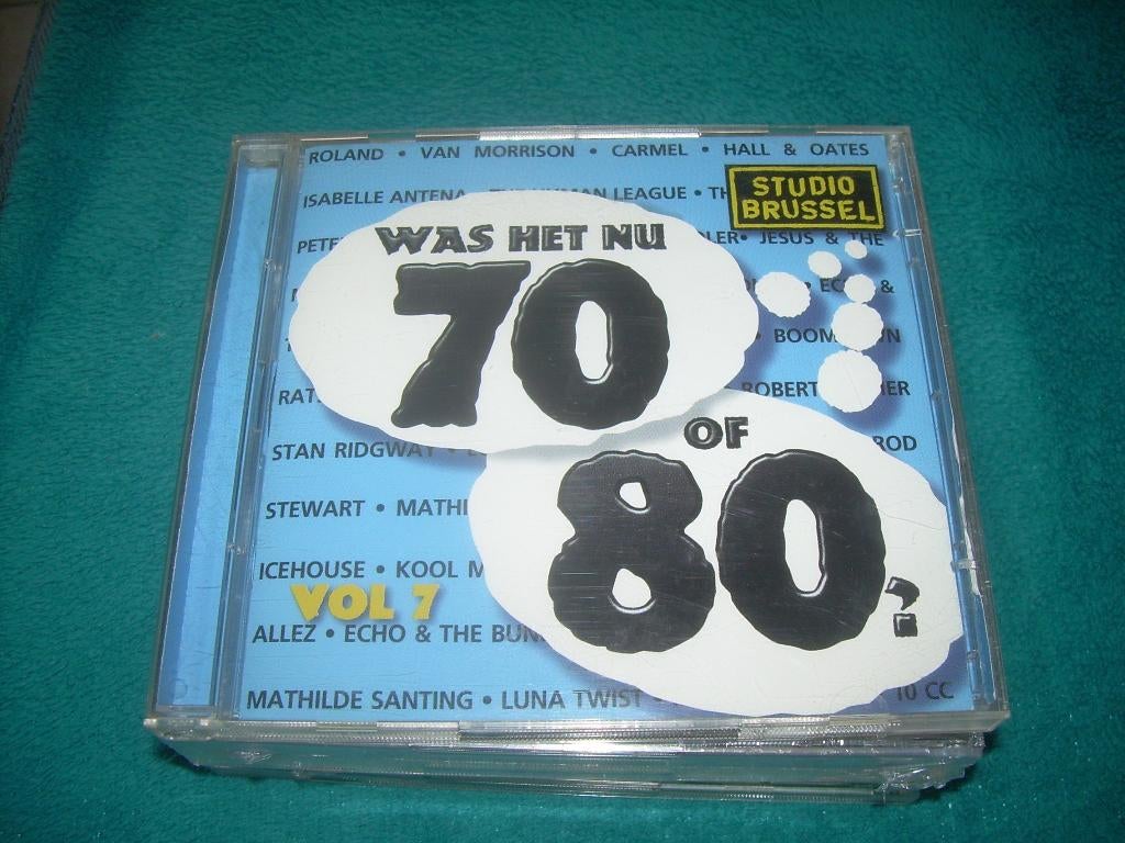 2 CD S - STUDIO BRUSSEL - WAS HET NU 70 OF 80 VOL  7, Ophalen of Verzenden, Zo goed als nieuw, Pop