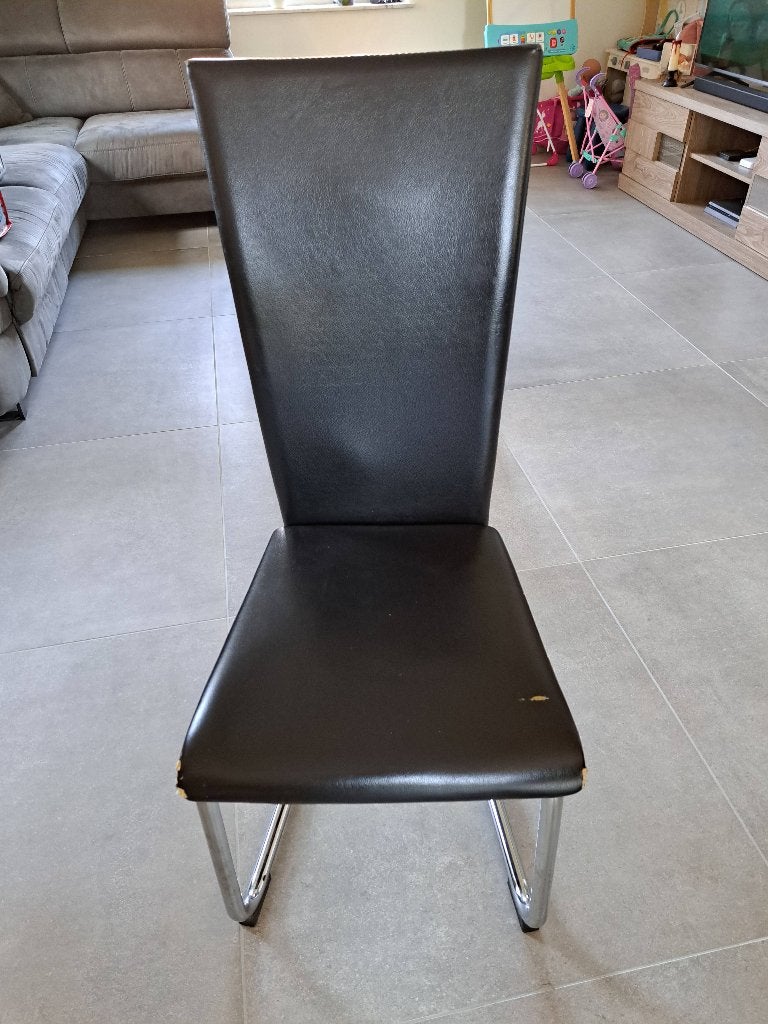 Lot de 6 chaises, Maison & Meubles, Enlèvement, Cuir, Cinq, Six Chaises ou plus, Utilisé