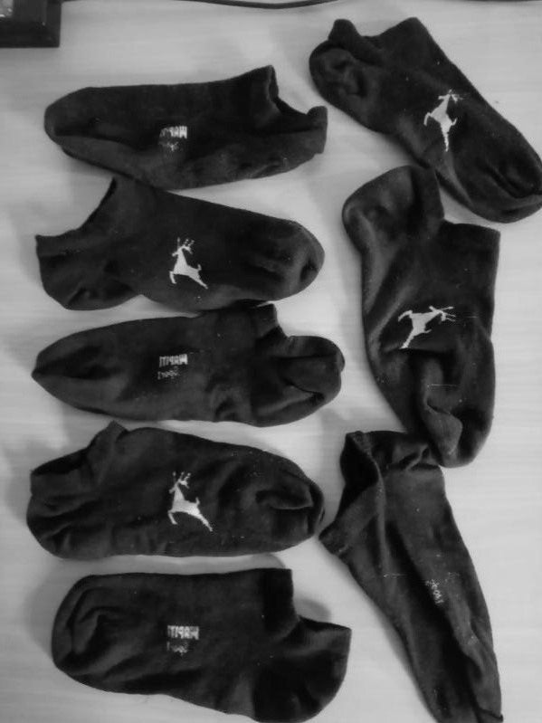 Wapiti : 4 paar zwart sneakersokken lage sokken , mt 39-42, Wapiti, Enlèvement ou Envoi, Noir