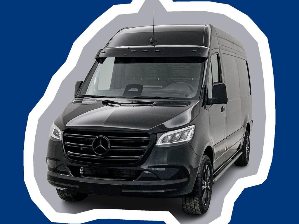 Mercedes-Benz Sprinter 319 1.9 CDI L2H2 30 Jahre Edition Led, Auto's, Bestelwagens en Lichte vracht, Automaat, Zwart, Mercedes-Benz