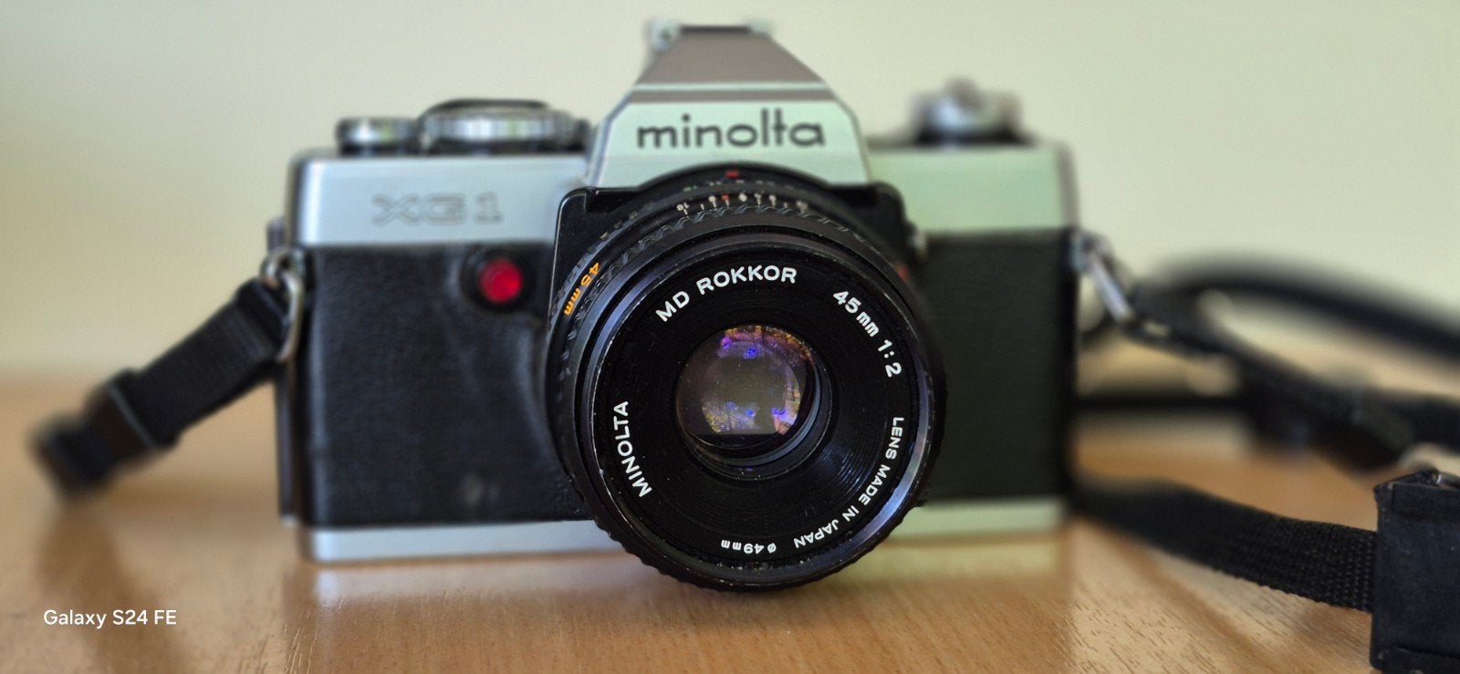 Minolta, analoge spiegelreflexcamera te koop., Ophalen, Gebruikt, Spiegelreflex, Minolta