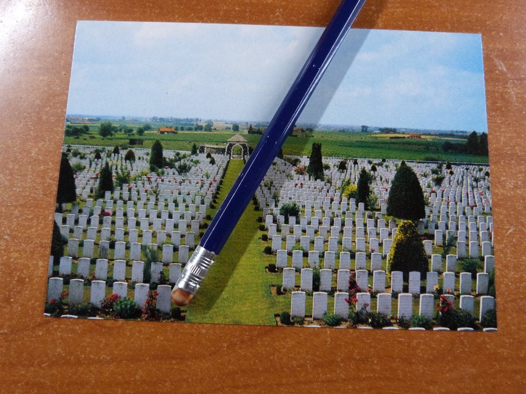 Passendale WO I , UK    Military Tyne Cot Cemetery, Envoi, 1980 à nos jours, Non affranchie, Flandre Occidentale