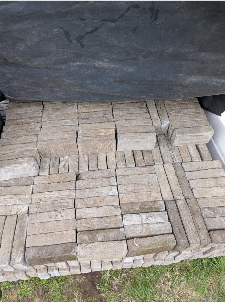 Vandersanden Platina gevelstenen ca 400stuks, Doe-het-zelf en Bouw, Ophalen, Gebruikt, Bakstenen