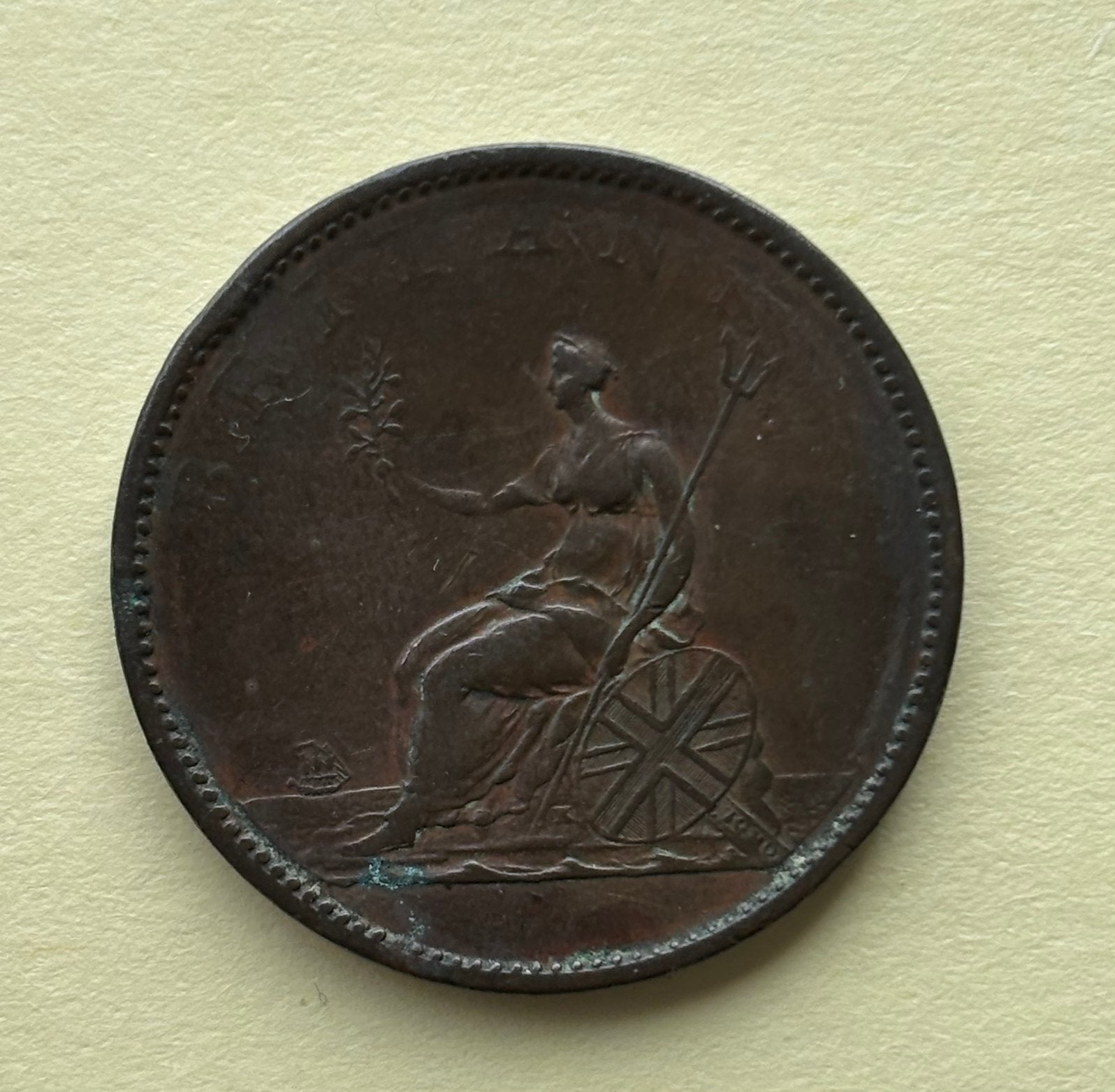 1/2 penny 1806 Georges III, Timbres & Monnaies, Monnaies | Europe | Monnaies non-euro, Enlèvement ou Envoi, Monnaie en vrac