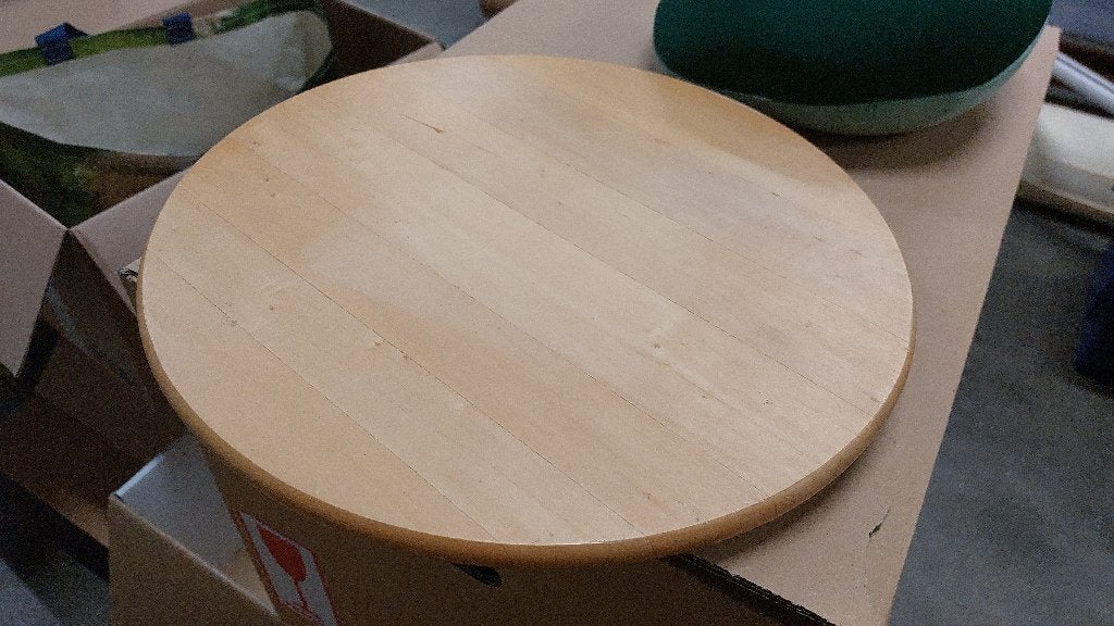 Plat tournant, Bois, Enlèvement ou Envoi, Dessous de plat, Comme neuf