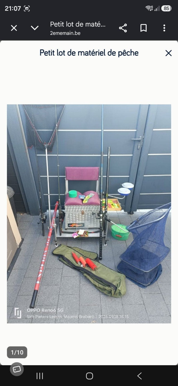 Kleine partij visgerei, Watersport en Boten, Ophalen