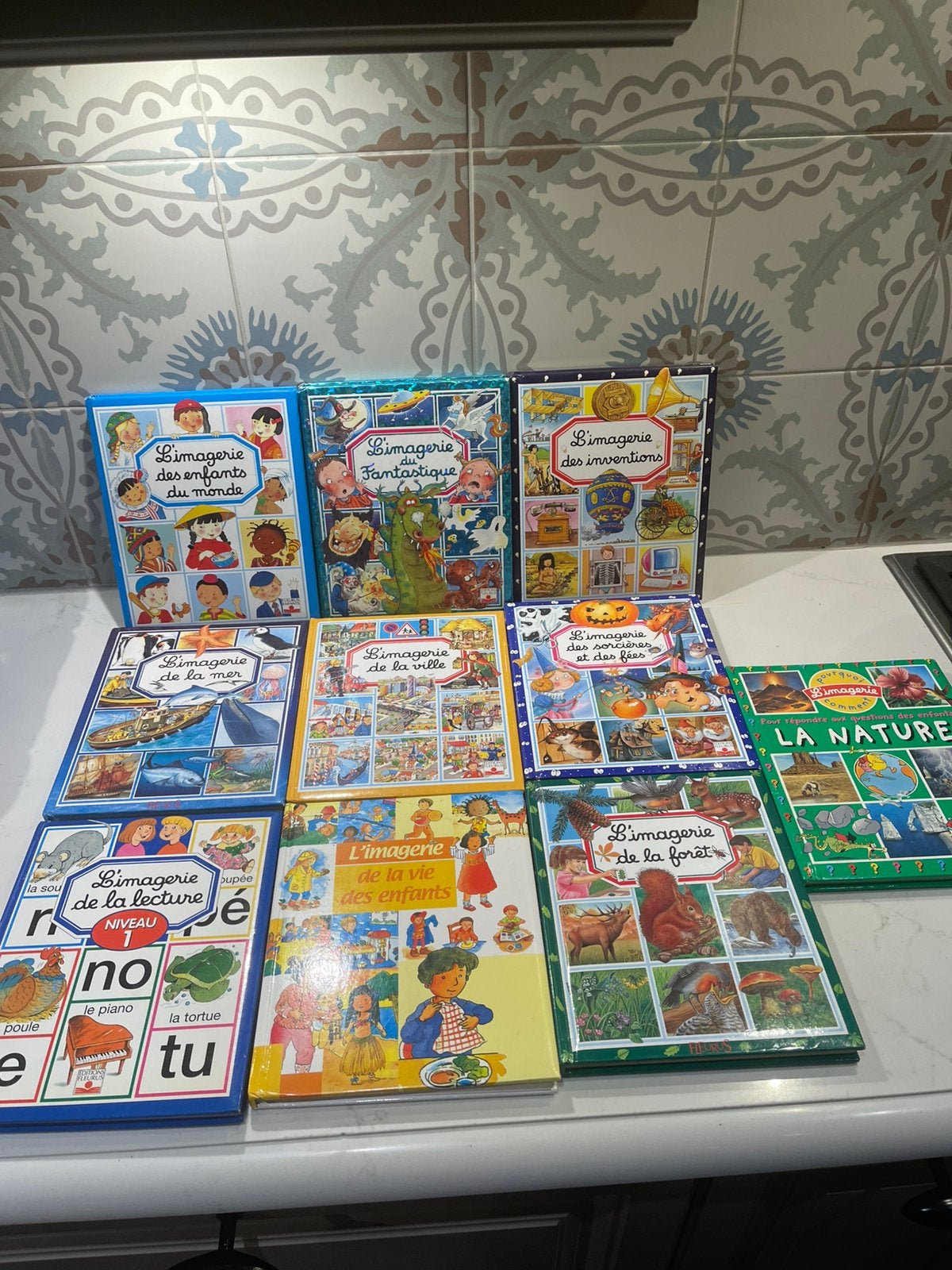 Lot 11 boeken L'Imagerie Éditions Fleurus Kinderen 4-8 jaar, Gelezen, Non-fictie, Jongen of Meisje, Ophalen of Verzenden