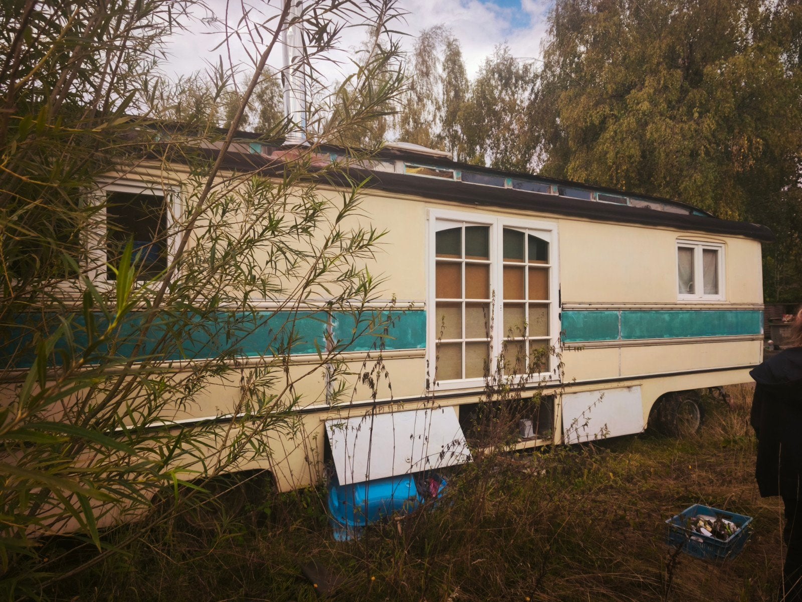 Roulotte des années 50 / pipowagen, Caravans en Kamperen, Ophalen, Gebruikt