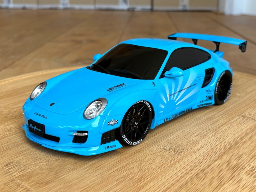 Asian exclusive Porsche 911 997 Liberty Walk 1:18 GT Spirit, Enlèvement ou Envoi, Neuf, Voiture, Autres marques