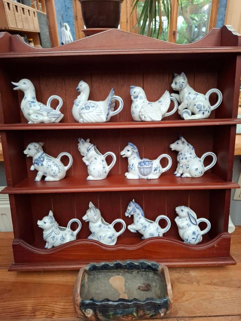 Franklin mint porselein country friends kompleet, Ophalen