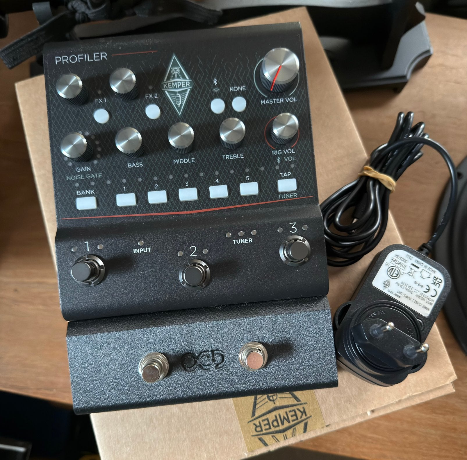 Kemper Profiler Player, upgraded to LEVEL III with OCD DUO+, Musique & Instruments, Effets, Enlèvement ou Envoi, Utilisé, Reverb