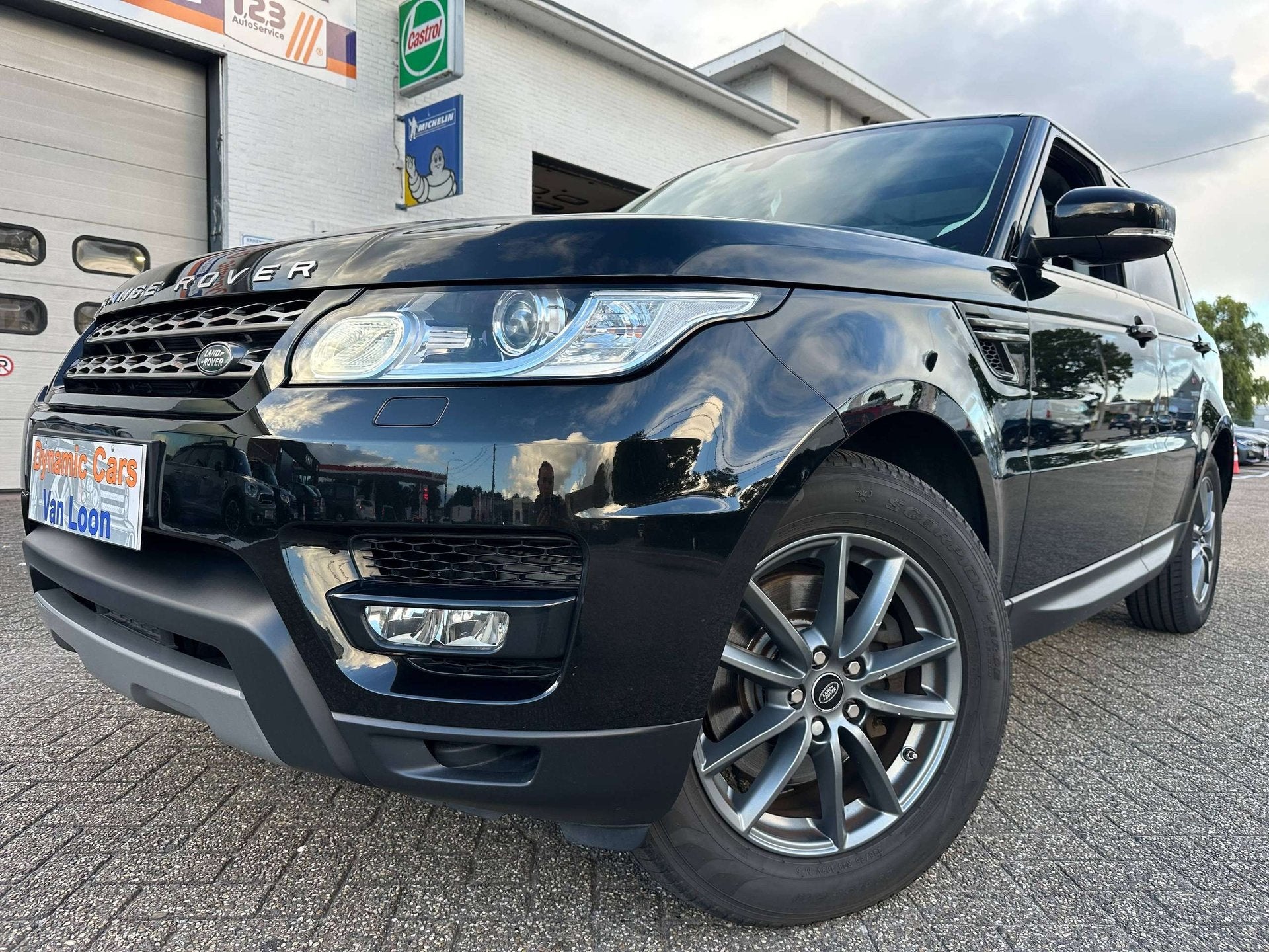 Land Rover Range Rover Sport 3.0 TdV6 Euro5 245Pk Sport Lede, Automaat, Gebruikt, Zwart, Zwart