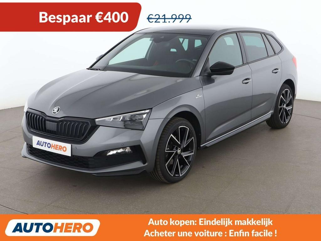 Skoda Scala 1.0 TSI Monte Carlo (bj 2023, automaat), Auto's, Skoda, Gebruikt, LED verlichting, 5 deurs, 133 g/km