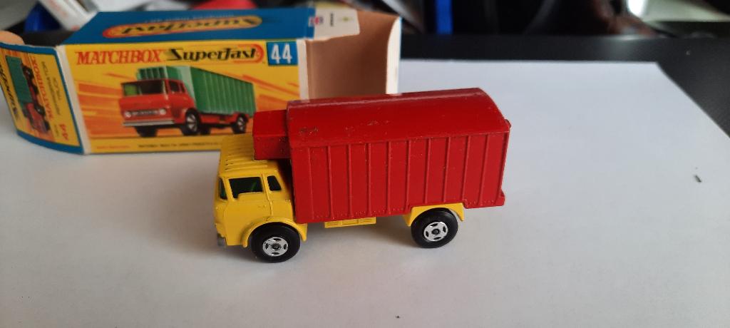 Matchbox 44c GMC Koelkast  G  Box, Ophalen of Verzenden, Zo goed als nieuw, Bus of Vrachtwagen