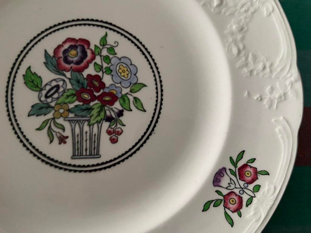 Prachtig WANDBORD - ART NOUVEAU-bloemenpatroon, Antiek en Kunst, Ophalen of Verzenden