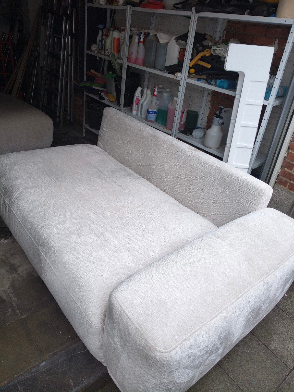Superbe Canapé d'Angle Modulable Beige 3x2m – Comme Neuf (Ac, Autres dimensions, Beige, Comme neuf, Enlèvement