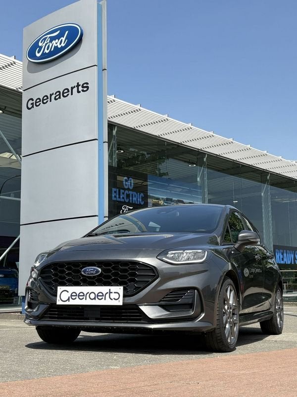 Ford Fiesta EcoBoost ST-Line, Voorwielaandrijving, Stof, Gebruikt, Zwart