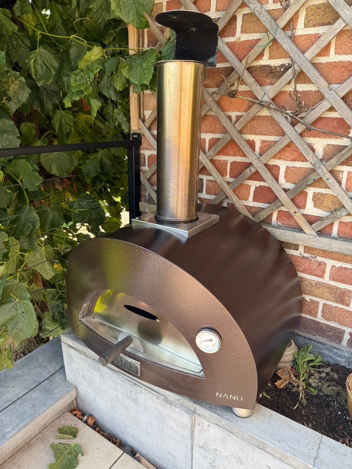 Alfa Forni Nano houtgestookte pizzaoven – zeer goede staat, Ophalen, Zo goed als nieuw