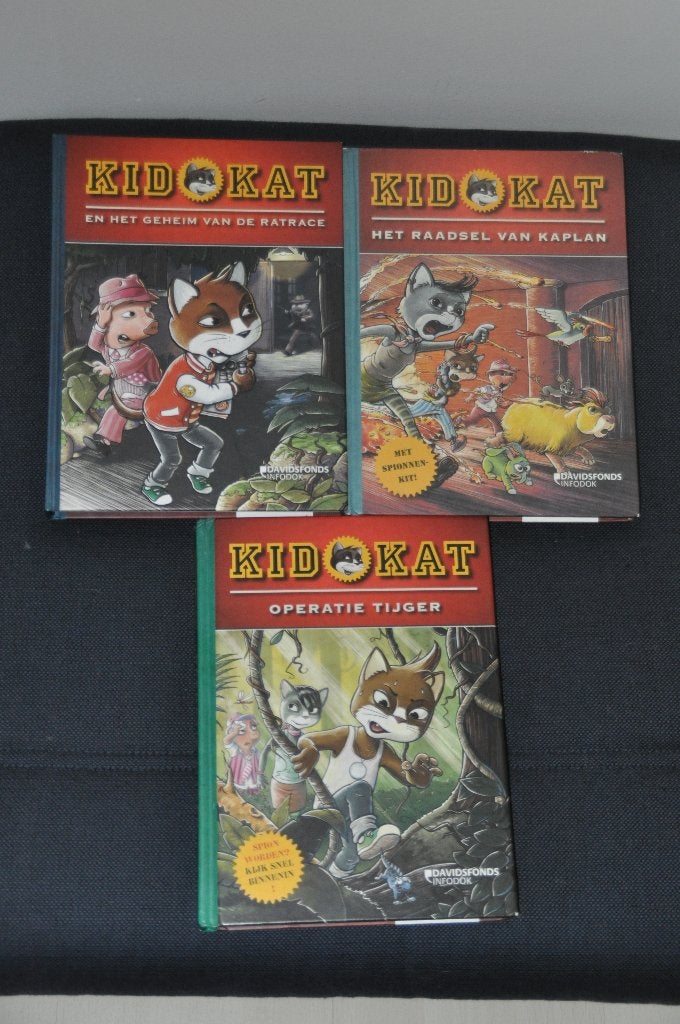 3 boekjes Kid Kat, Ophalen