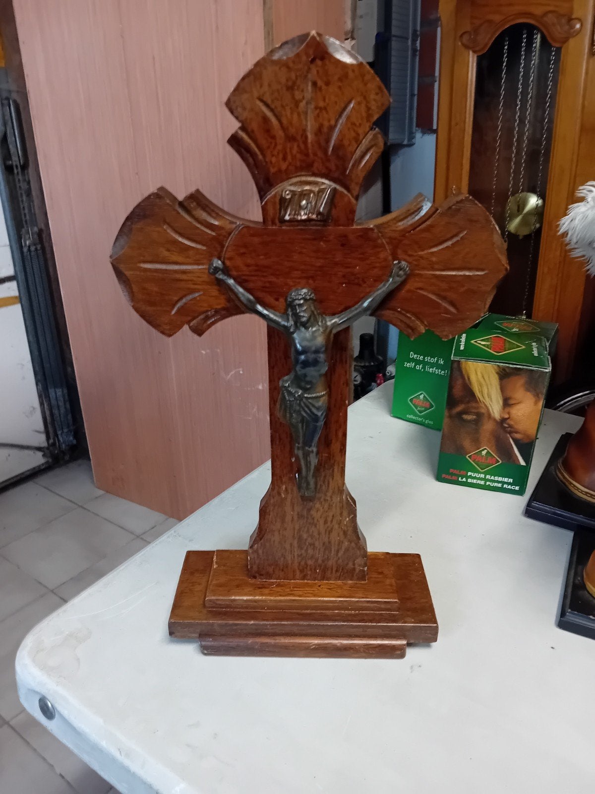 Zeer oud maar nog heel mooi H 45cm B25 cm, Ophalen of Verzenden
