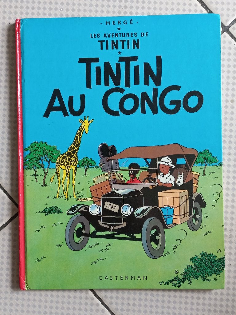 Hergé : Tintin au Congo, Enlèvement ou Envoi, Une BD, Comme neuf, Hergé.