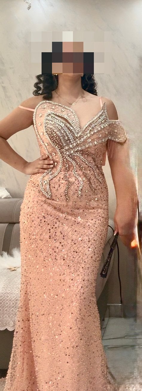 Kosovo model jurk, Taille 42/44 (L), Robe de gala, Rose, Comme neuf