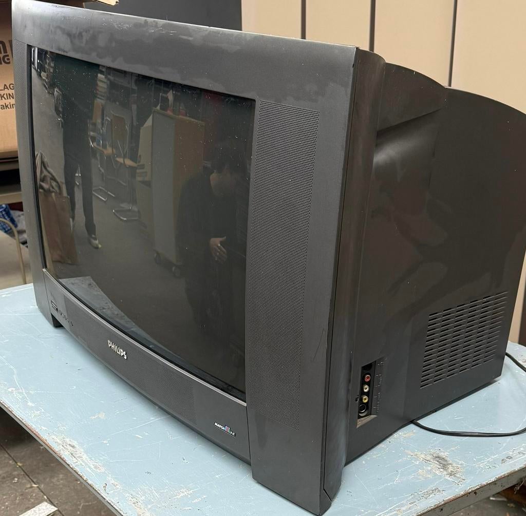 Philips crt televisie, Ophalen, Zo goed als nieuw, Philips
